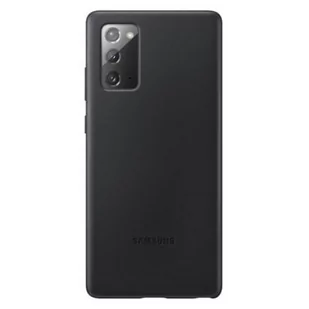 Samsung Leather Cover do Galaxy Note 20 Black - Etui i futerały do telefonów - miniaturka - grafika 2