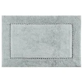 Dywaniki łazienkowe - Dywanik łazienkowy CHIC Prostokątny Srebrny - miniaturka - grafika 1