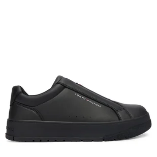 Sneakersy Tommy Hilfiger T3X9-34092-1355999 D Czarny - Buty dla chłopców - miniaturka - grafika 1