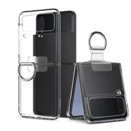 Etui i futerały do telefonów - Etui SPIGEN Thin Fit Ring do Samsung Galaxy Z Flip 4 Przezroczysty - miniaturka - grafika 1