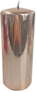 Świeca ozdobna Lustro ROSE GOLD ARTMAN 18 cm l - Świece - miniaturka - grafika 1