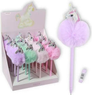 Długopis Unicorn niebieski (16szt) - Długopisy - miniaturka - grafika 1