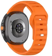 Akcesoria do smartwatchy - PASEK DO SAMSUNG GALAXY WATCH 8 40MM / 44 MM / 46 MM CLASSIC POMARAŃCZOWY - miniaturka - grafika 1