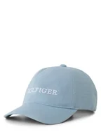 Czapki męskie - Tommy Hilfiger Czapka męska Mężczyźni Bawełna niebieski jednolity, ONE SIZE - miniaturka - grafika 1