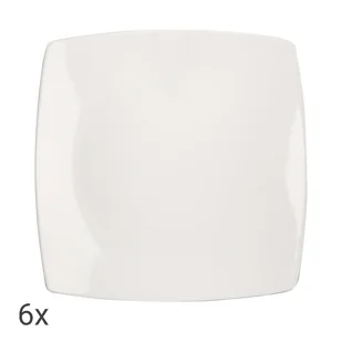 Talerze płytkie z porcelany Altom Design Regular, 27 cm, 6 sztuk, kremowe - Talerze - miniaturka - grafika 1