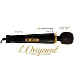 Marc Dorcel Masażer Luksusowa różdżka Body Wand Original, czarny - Wibratory i masażery - miniaturka - grafika 3