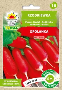 Toraf Rzodkiewka Opolanka nasiona warzyw na taśmie 6m 00258 - Nasiona i cebule - miniaturka - grafika 1