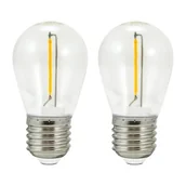 Żarówki LED - POLUX Żarówki S14 filament 36V do girlandy party E27 (2 szt. w zestawie) 308733 - miniaturka - grafika 1