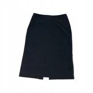 Spódnice - Ołówkowa czarna spódnica damska ZARA S - miniaturka - grafika 1