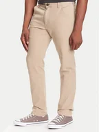 Spodnie męskie - Wrangler Chinosy 112371101 Beżowy Regular Fit - miniaturka - grafika 1