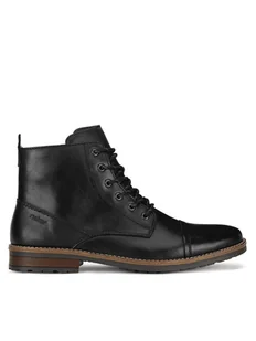 Rieker Trzewiki 33205-00 Czarny - Botki męskie - miniaturka - grafika 1