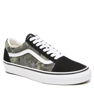 Trampki męskie - Tenisówki Vans Old Skool VN0007NTBGK1 Green/Multi - grafika 1