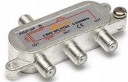 Rozgałęźniki i multiswitche do TV-SAT - Rozgałęźnik satelitarny + TV DVB-T 1>3F Signal - miniaturka - grafika 1