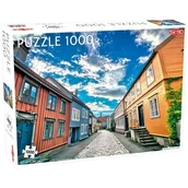 Puzzle - Tactic Puzzle 1000 Trondheim Old Town - miniaturka - grafika 1