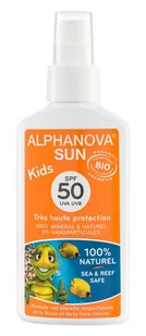 Alphanova Sun Bio spray przeciwsłoneczny dla dzieci SPF 50 125ml - Balsamy i kremy do opalania - miniaturka - grafika 1