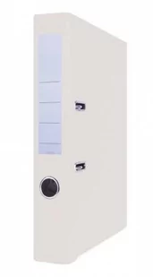 Segregator BASIC-S z szyną, PP, A4/50mm, biały - Segregatory - miniaturka - grafika 1