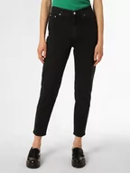 Spodnie damskie - Calvin Klein Jeans - Jeansy damskie, czarny - miniaturka - grafika 1