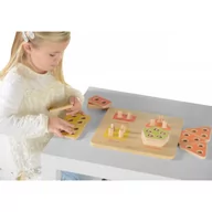 Sortery dla dzieci - Masterkidz Drewniany Sorter Kształtów Figury Geometryczne Liczenie Masterkidz MK03294 - miniaturka - grafika 1