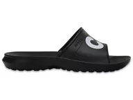 Klapki i japonki damskie - Crocs, Klapki damskie, Classic Graphic Slide, czarny, rozmiar 36 1/2 - miniaturka - grafika 1