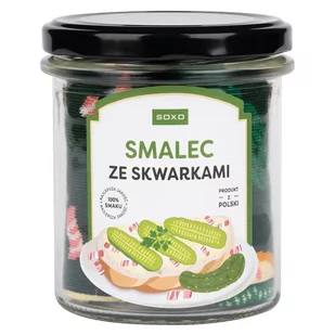 SOXO, Skarpety męskie w słoiku Smalec ze skwarkami Prezent, rozmiar 40-45 - Skarpetki męskie - miniaturka - grafika 1
