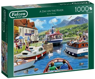 Jumbo Puzzle 1000 Falcon Relaks nad rzeką G3 - Puzzle - miniaturka - grafika 1