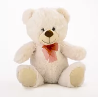 Maskotki i pluszaki - Daffi Miś beżowy z kokardą 30cm 29651 - miniaturka - grafika 1