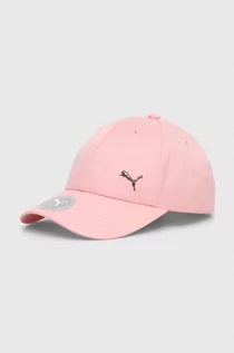 Czapki męskie - Puma czapka z daszkiem kolor różowy gładka 21269 - grafika 1