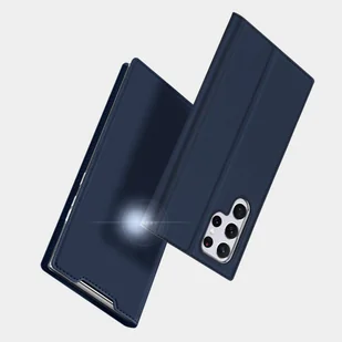 Dux Ducis Skin Pro kabura etui pokrowiec z klapką Samsung Galaxy S22 Ultra złoty - Etui i futerały do telefonów - miniaturka - grafika 16