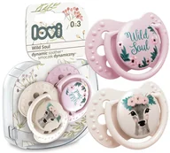 Smoczki uspokajające - LOVI SMOCZEK USPOKAJAJĄCY WILD SOUL 0-3 m 2szt. - miniaturka - grafika 1