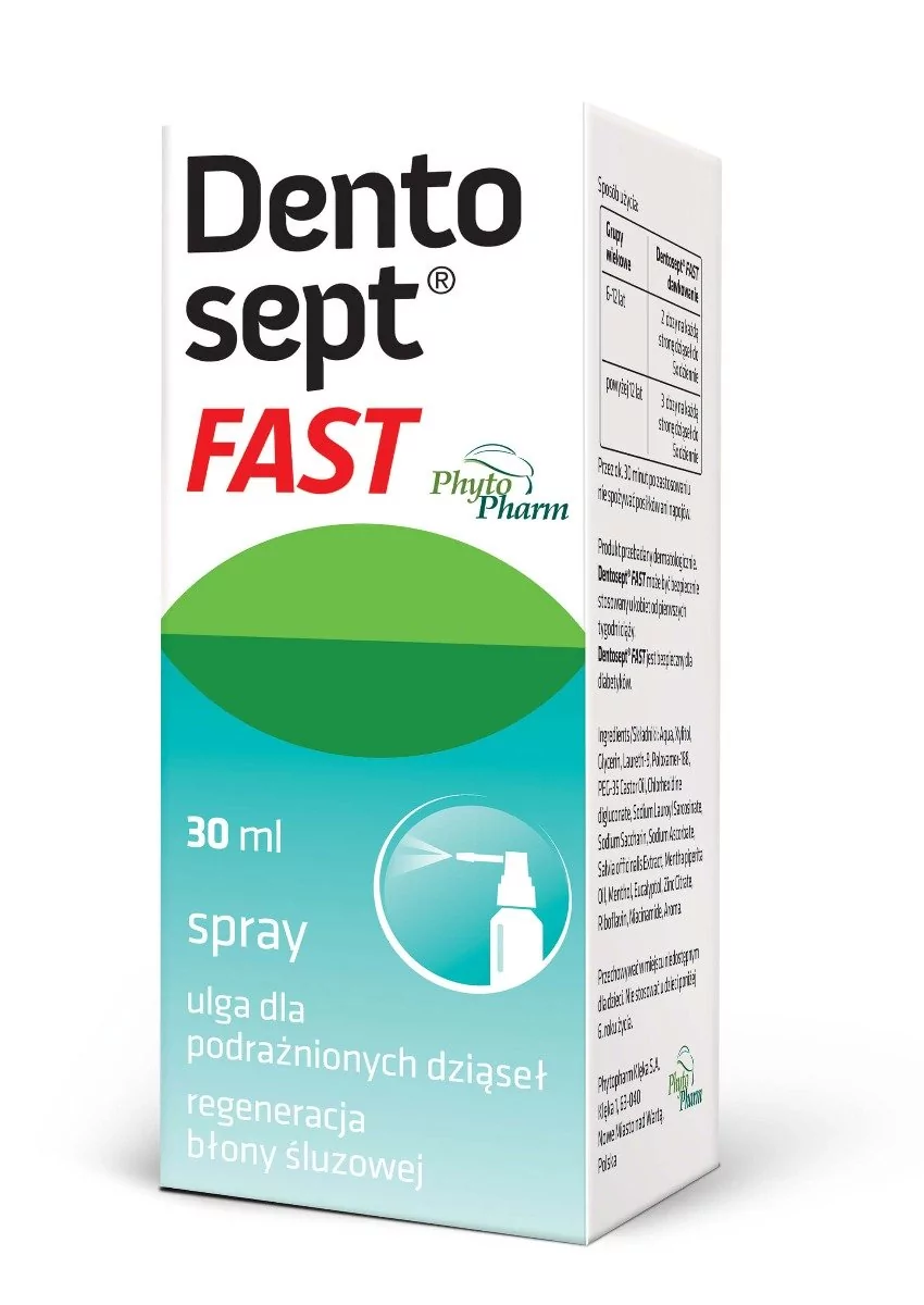 PhytoPharm KLĘKA Dentosept Fast spray 30ml OKAZJA