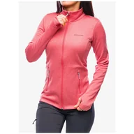 Bluzy sportowe damskie - Bluza damska Columbia W Park View Grid Fleece Full Zip Rozmiar: XL / Kolor: pomarańczowy - miniaturka - grafika 1