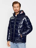 Kurtki męskie - Guess Kurtka puchowa M3BL27 WFP42 Granatowy Regular Fit - miniaturka - grafika 1