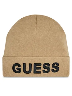 Guess Czapka AM5027 POL01 Beżowy - Czapki męskie - miniaturka - grafika 1