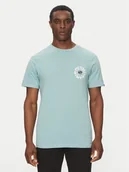 Koszulki męskie - Quiksilver T-Shirt EQYZT08036 Turkusowy Regular Fit - miniaturka - grafika 1