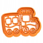 Formy do ciast - Foremka Pociąg Lokomotywa Pojazdy Wykrawacz - miniaturka - grafika 1