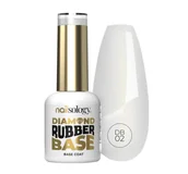 Lakiery hybrydowe - Clavier Nailsology Diamond Rubber Base baza do manicure hybrydowego DB02 Beach Babe 8ml - miniaturka - grafika 1