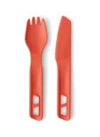 Kuchnia turystyczne i akcesoria - Sztućce turystyczne Sea to Summit Passage Cutlery Set 2P - orange - miniaturka - grafika 1