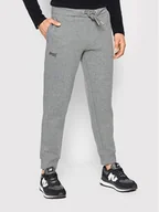 Spodnie sportowe męskie - Superdry Spodnie dresowe Vle M7010661A Szary Regular Fit - miniaturka - grafika 1