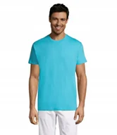 Koszulki męskie - T-shirt Koszulka Męska WYSOKA JAKOŚĆ Sol's REGENT 11380 Atoll Blue L - miniaturka - grafika 1