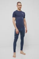 Spodnie sportowe męskie - Salewa legginsy funkcyjne Zebru kolor granatowy - miniaturka - grafika 1