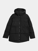 Kurtki damskie - Outhorn Kurtka zimowa OTHAW23TDJAF251 Czarny Regular Fit - miniaturka - grafika 1