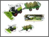 Samochody i pojazdy dla dzieci - Kombajn z przyczepą 39cm św/dźw HFU19 38323 - miniaturka - grafika 1