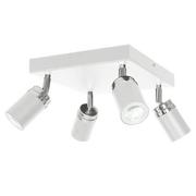 Lampy sufitowe - Luminex Spot Reno white/chrome 4 5139 - miniaturka - grafika 1