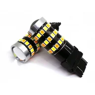 Żarówki samochodowe - P27/7W Żarówka Led 3157 12V Canbus Biało-Pomarańczowa, Dwukolorowa 980Lm Motoledy - miniaturka - grafika 1