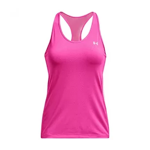 Under Armour Damska kamizelka UA Heatgear Racer, obcisła kamizelka damska, miękka w dotyku, elegancka damska koszulka bez rękawów z grafiką - Kamizelki damskie - miniaturka - grafika 1