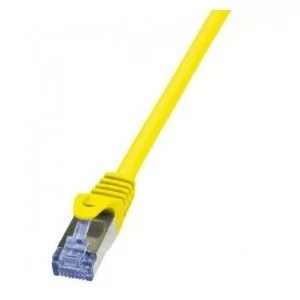 LogiLink Patchcord CQ3097S Cat.6A S/FTP 10m żółty SPLKOKPF0930 - Kable miedziane - miniaturka - grafika 2