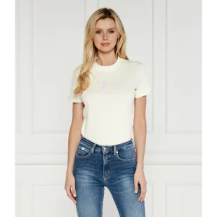 CALVIN KLEIN JEANS T-shirt | Regular Fit - Koszulki i topy damskie - miniaturka - grafika 1