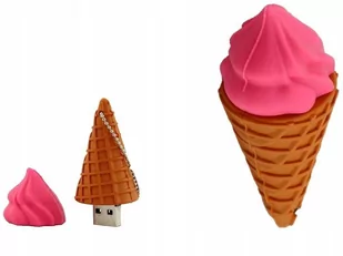 DR.MEMORY Lód Rożek Różowy, 64 GB - Pendrive - miniaturka - grafika 1