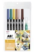 Przybory szkolne - Zestaw Manga Bird 6 x ABT + wodny pędzel - miniaturka - grafika 1