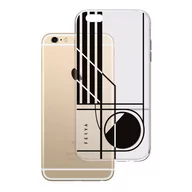 Szkła hartowane na telefon - Apple iPhone 6 Plus/6s Plus Ferya Slim CASE CIRCLE Black - miniaturka - grafika 1